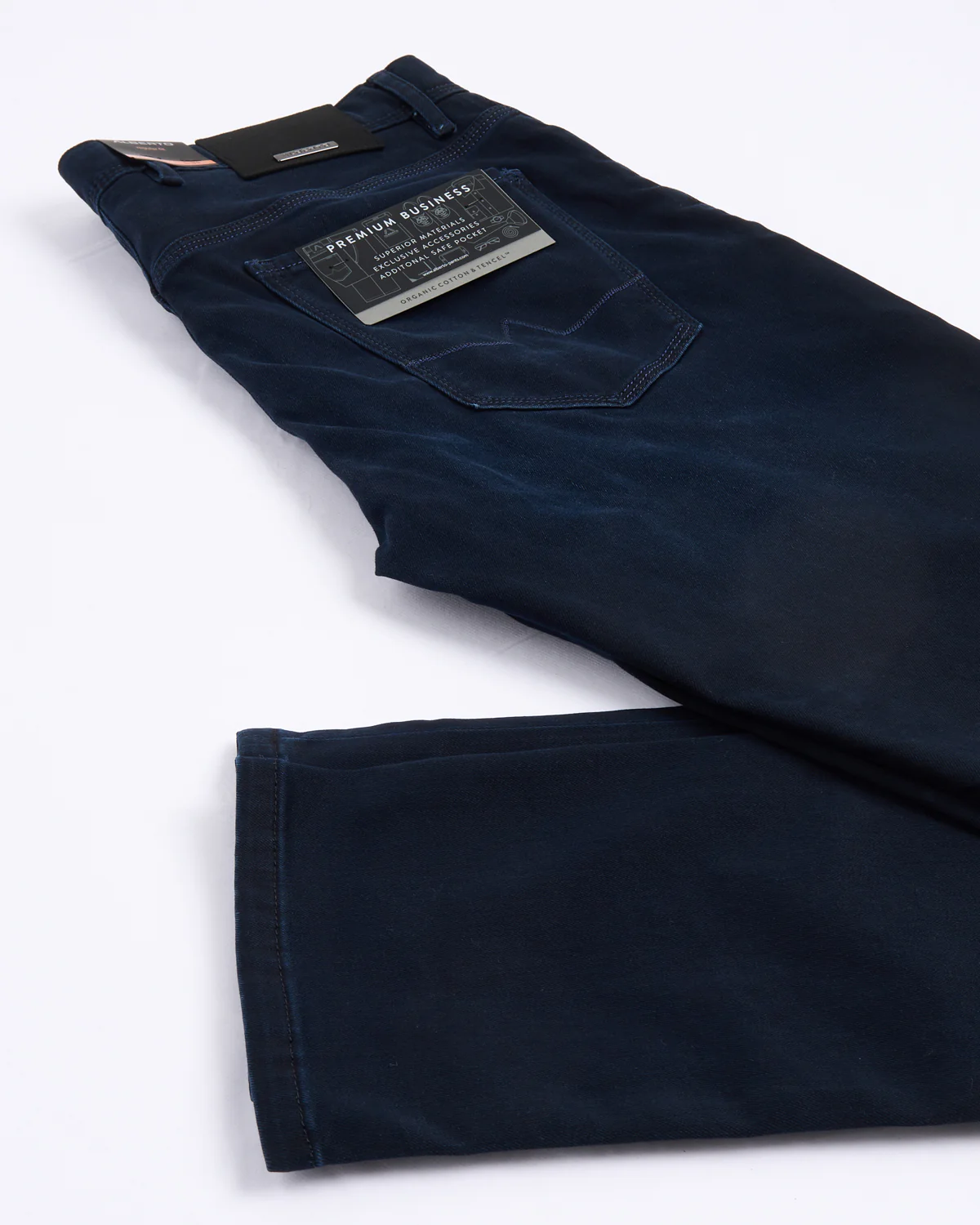 Cotton & Tencel Premium Business Denim Jeans - Image 7