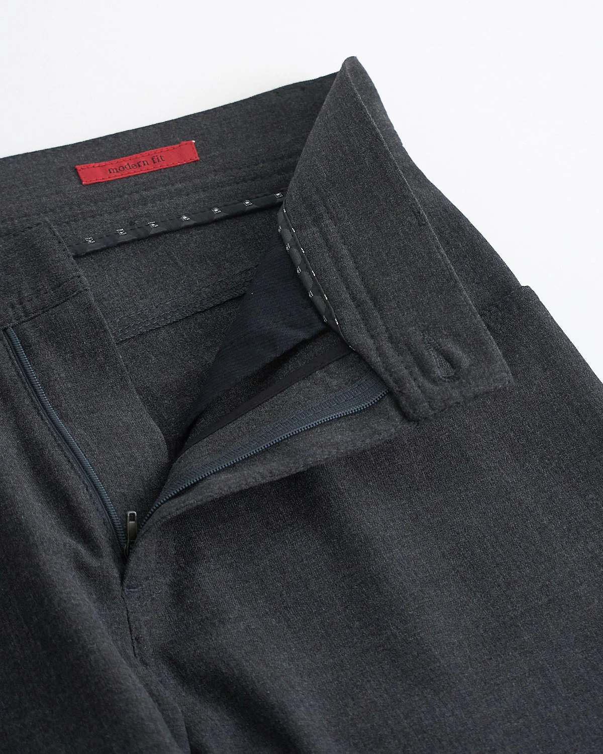 Grey 'stone' Modern Fit Ceramica 5 Pocket Tech Dress Pants - Image 5