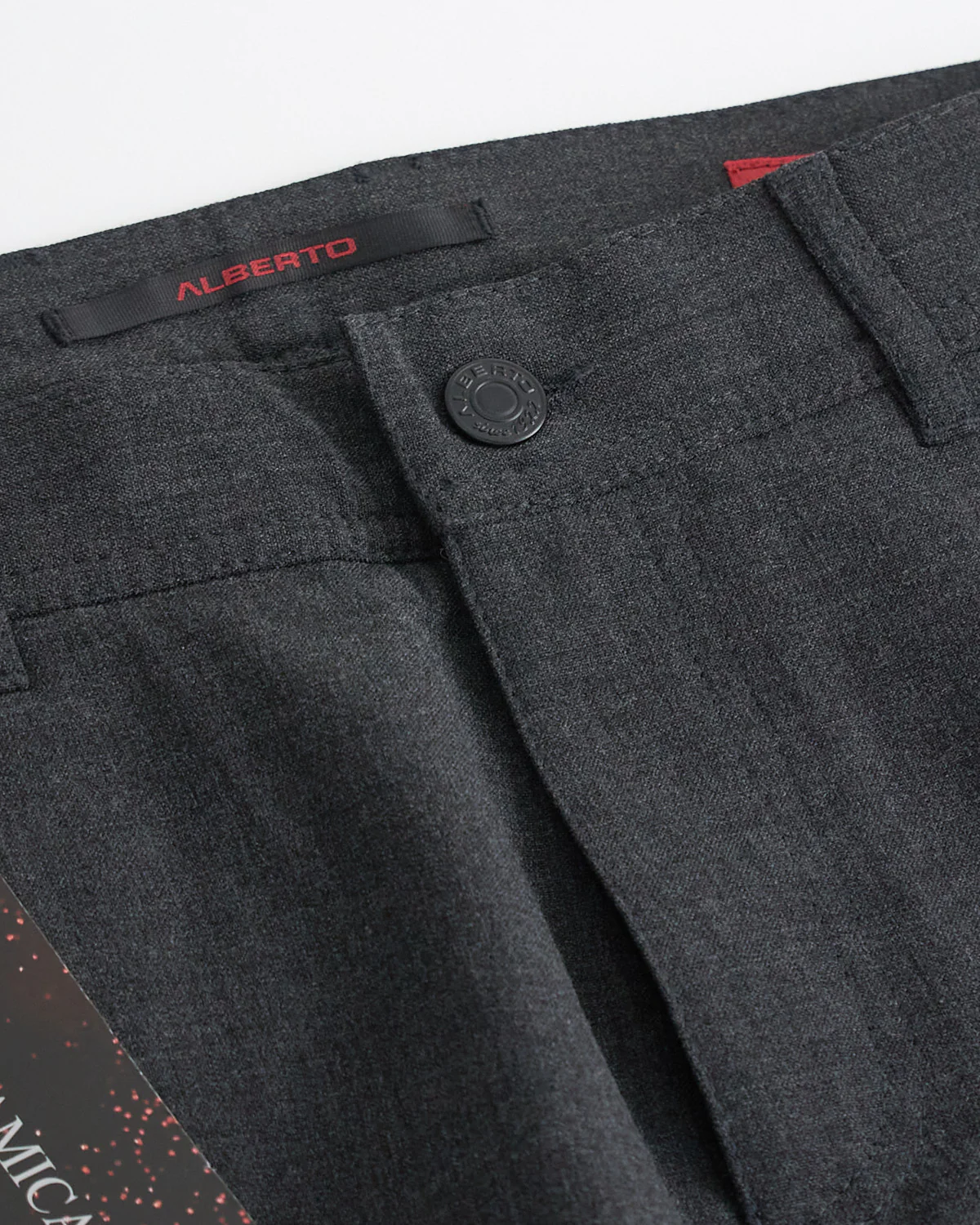 Grey 'stone' Modern Fit Ceramica 5 Pocket Tech Dress Pants - Image 7