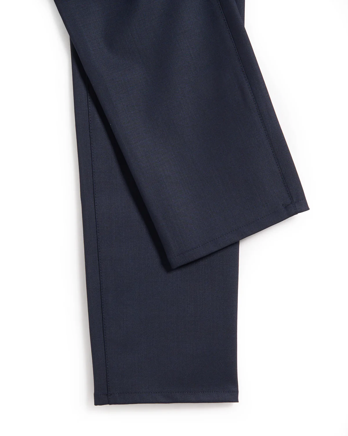 Navy Performance Wool Mix Dressy 5 Pocket Pants - Image 5