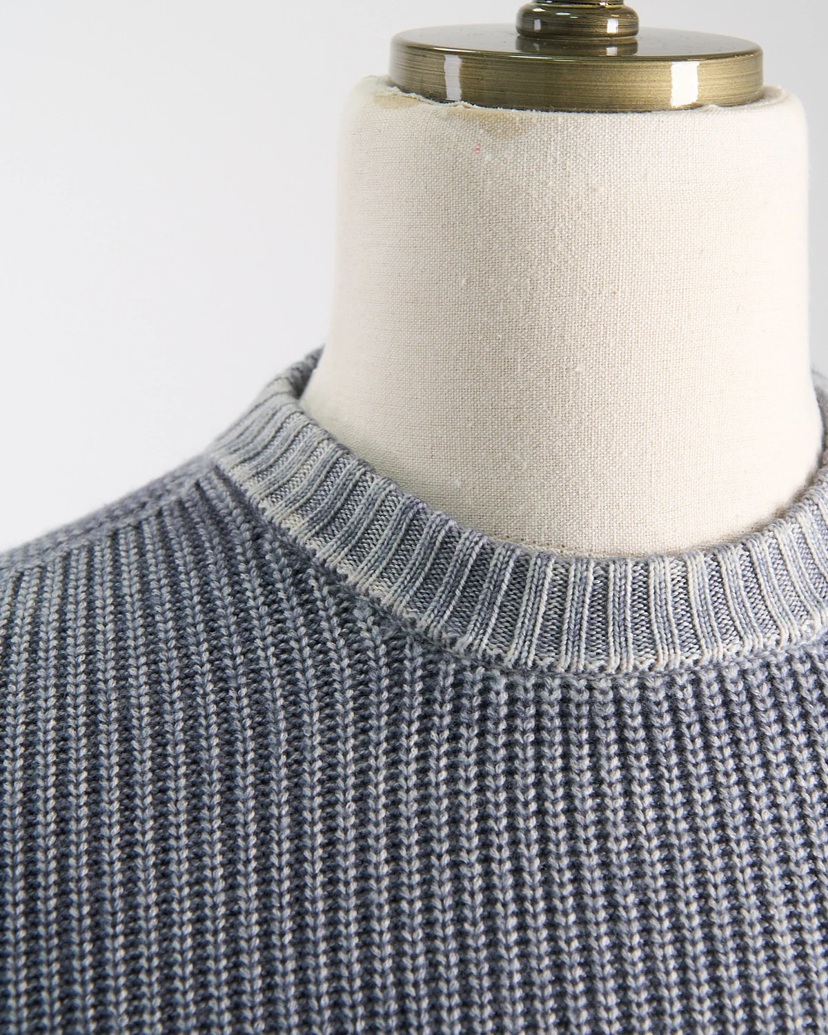 Brushed, 15 Gauge, 100% Merino, Crewneck Sweater - Image 4