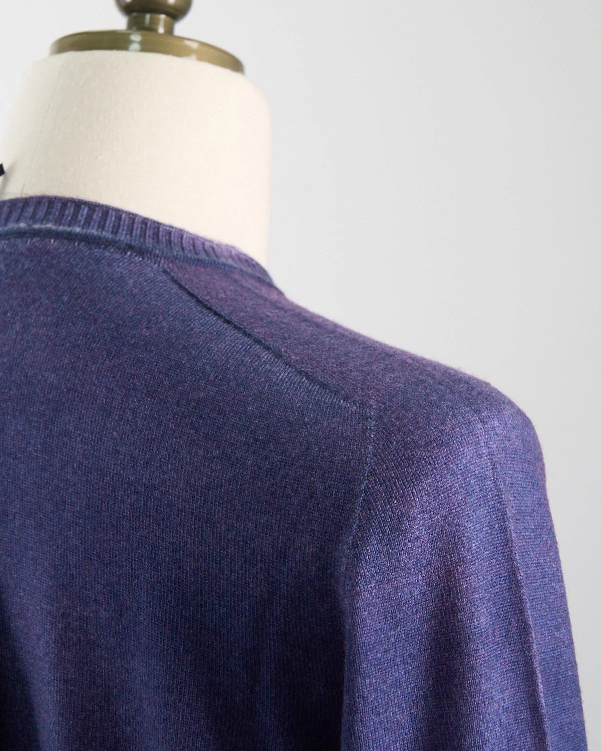 Reversable  Double Airbrush, 15 Gauge, 100% Merino,  Crewneck Sweater - Image 5