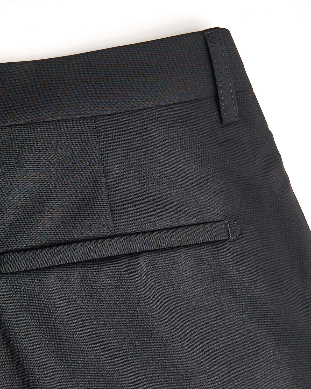 Black 'Chaia' Relaxed Fit Wool Trousers - Image 6