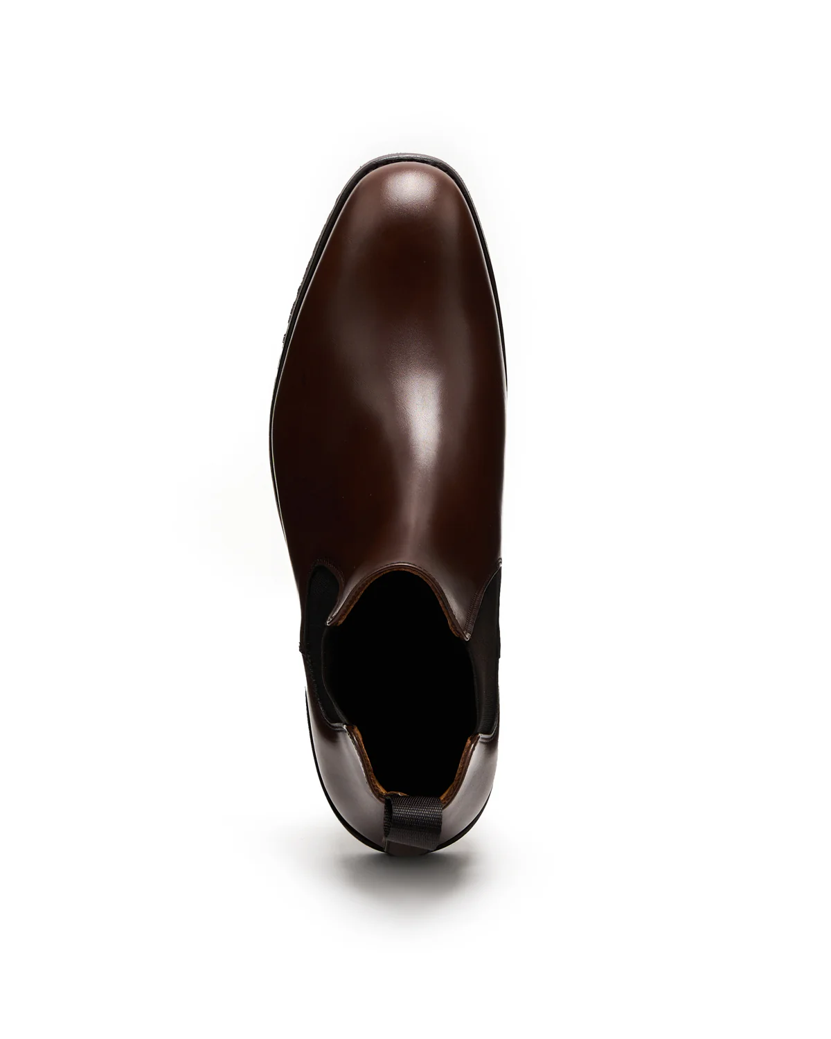 Dark Brown Leather Chelsea Boot - Image 3