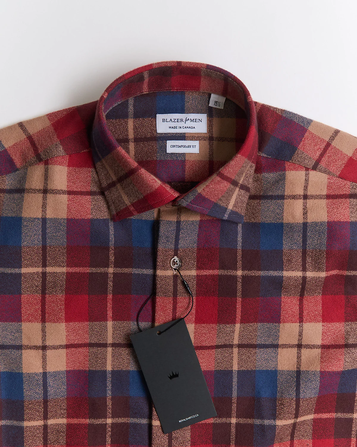 'Mammoth Flannel' Check Crepe Flannel Shirt - Image 2