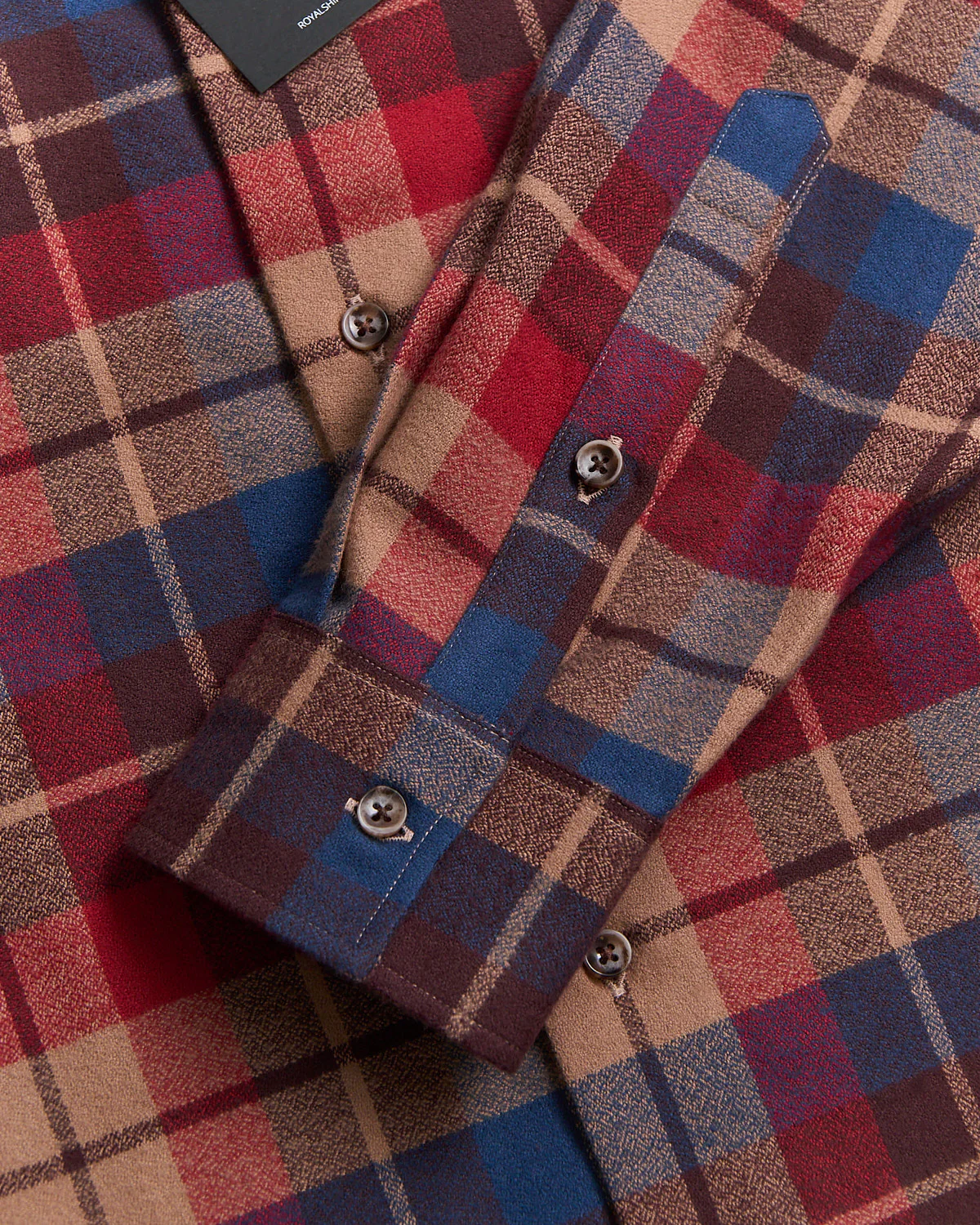 'Mammoth Flannel' Check Crepe Flannel Shirt - Image 3