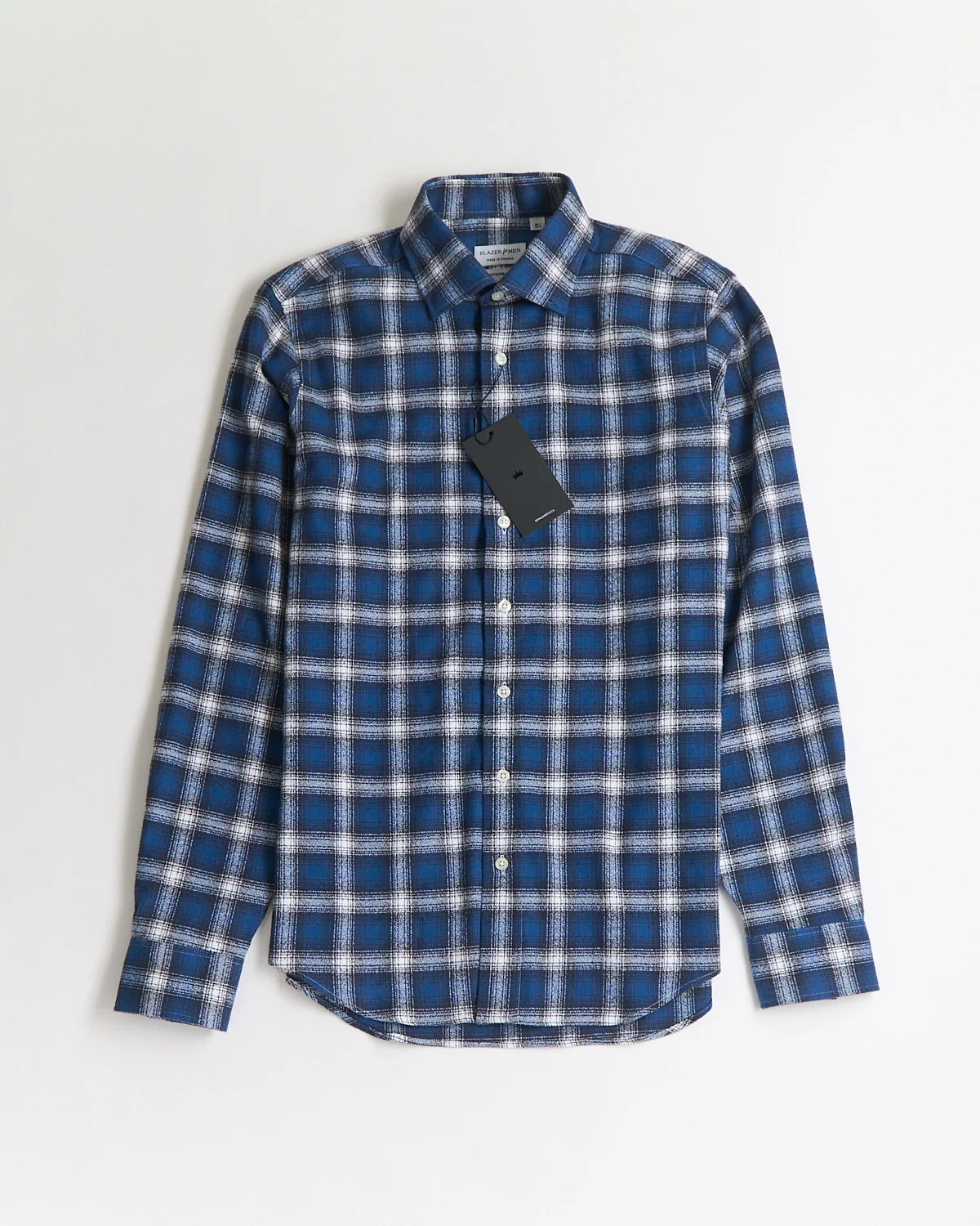 'Mammoth Flannel' Gradient Plaid Crepe Flannel Shirt