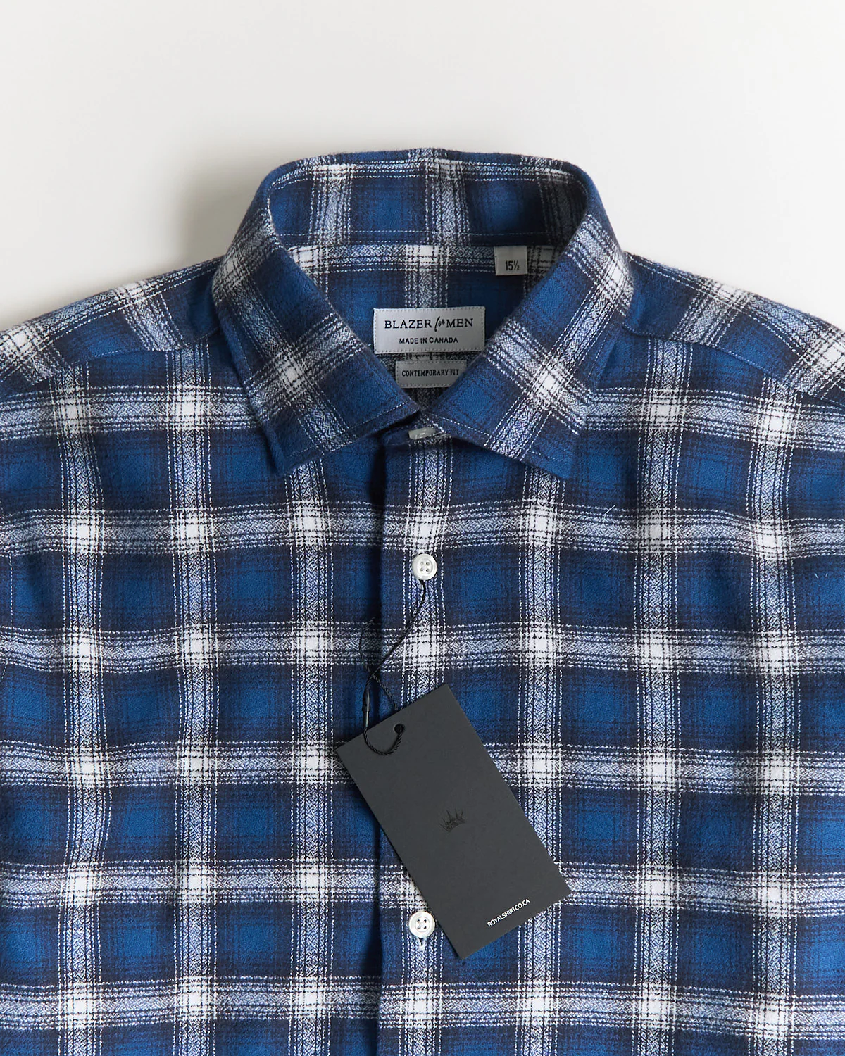 'Mammoth Flannel' Gradient Plaid Crepe Flannel Shirt - Image 2