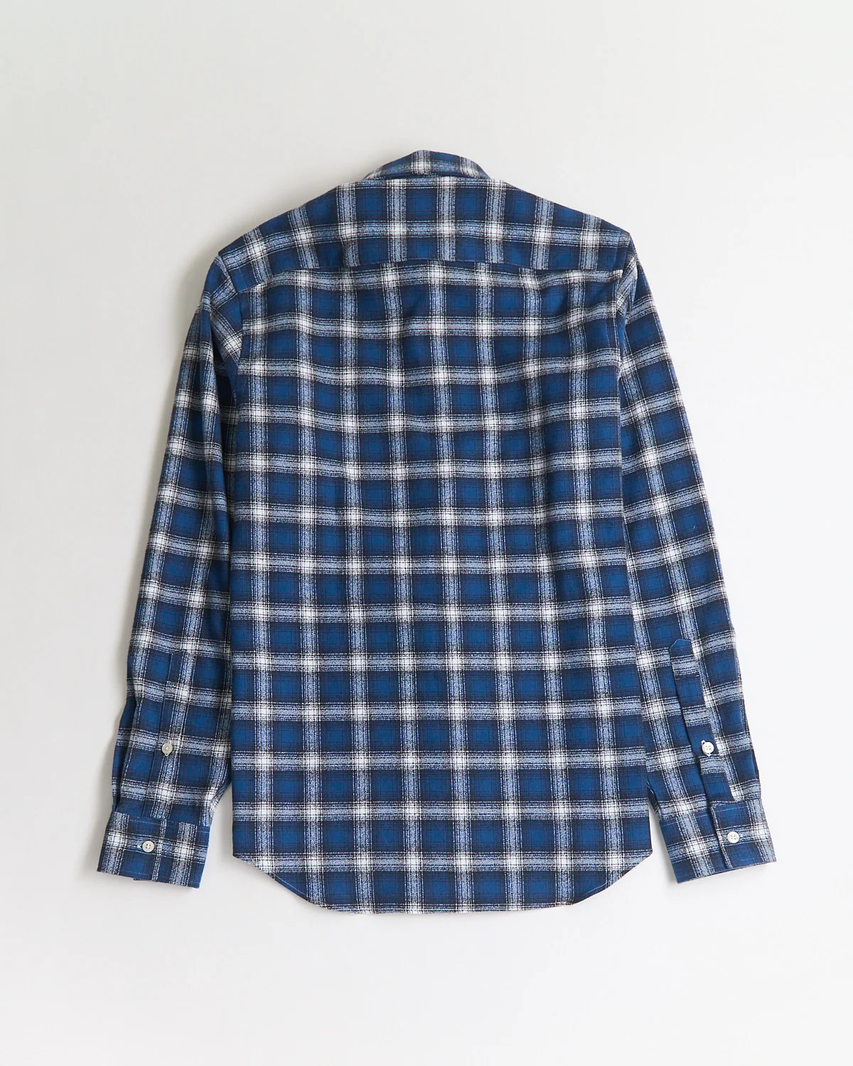 'Mammoth Flannel' Gradient Plaid Crepe Flannel Shirt - Image 4