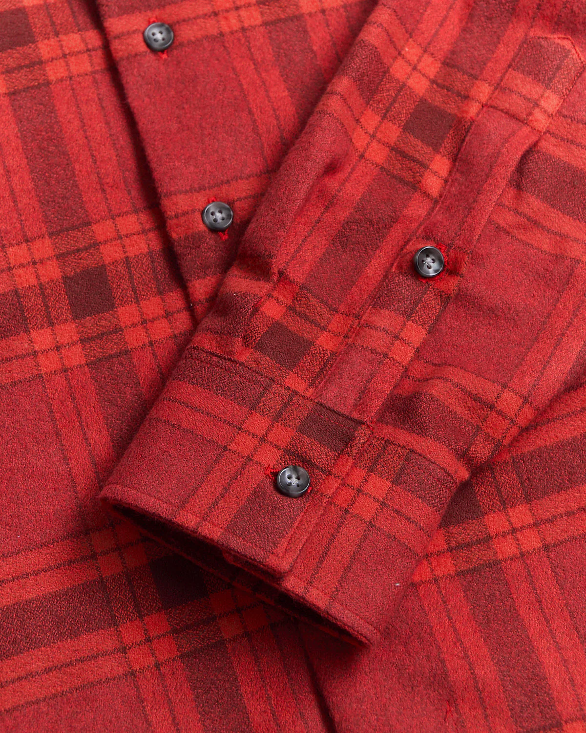 'Mammoth Flannel' Tonal Plaid Crepe Flannel Shirt - Image 3