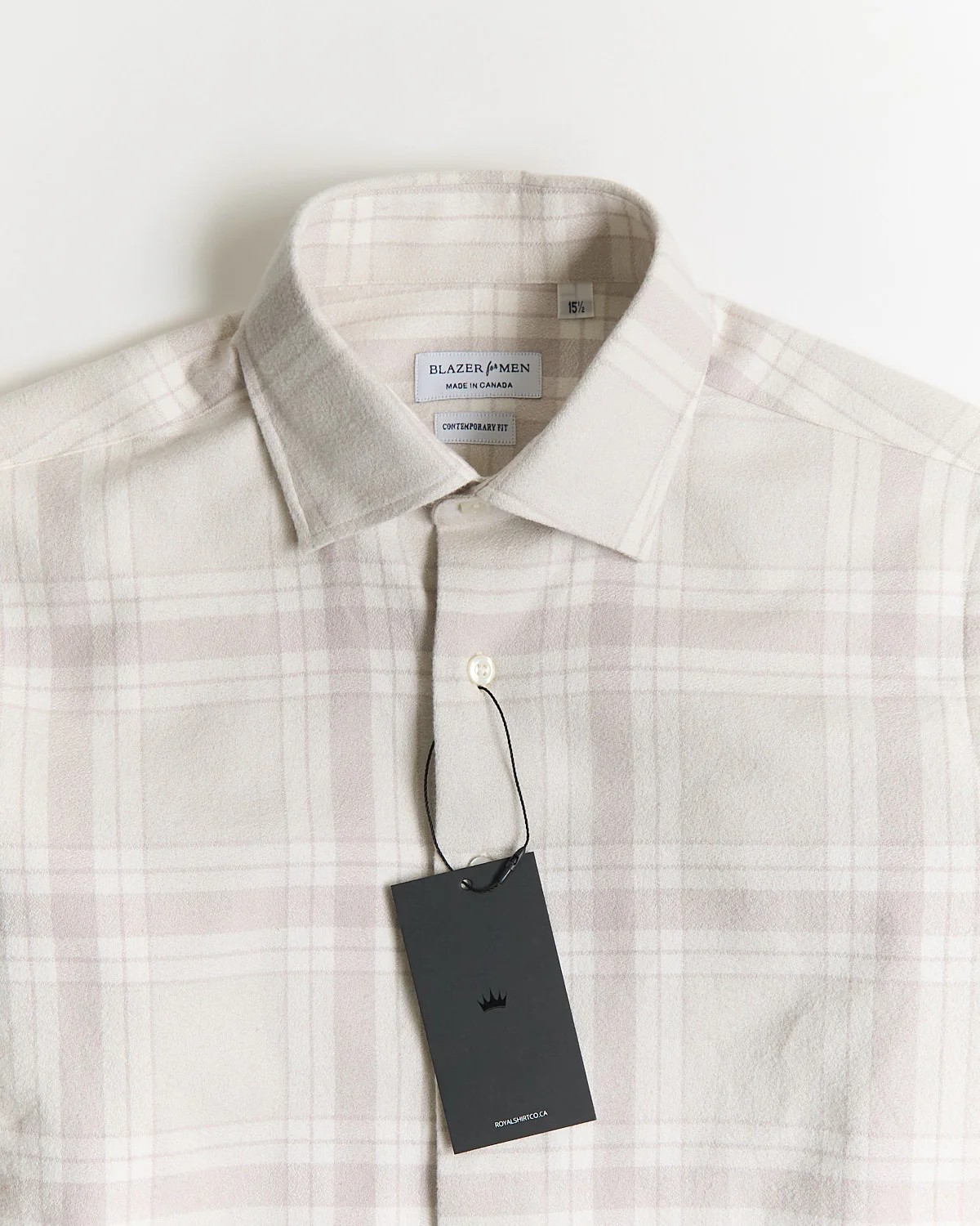 'Mammoth Flannel' Tonal Plaid Crepe Flannel Shirt - Image 2
