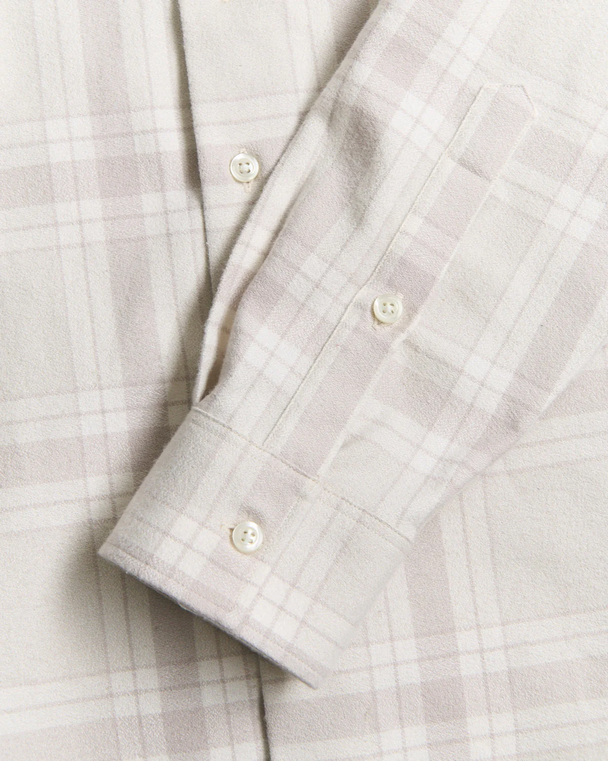'Mammoth Flannel' Tonal Plaid Crepe Flannel Shirt - Image 3