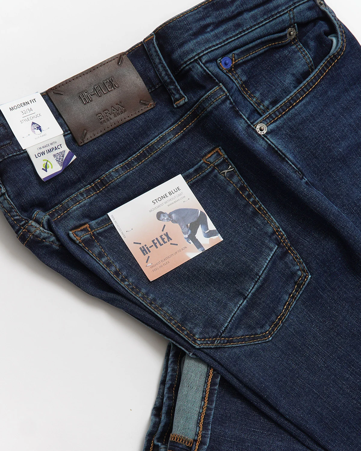 Chuck Hi-Flex Stone Blue Used Jean - Image 4