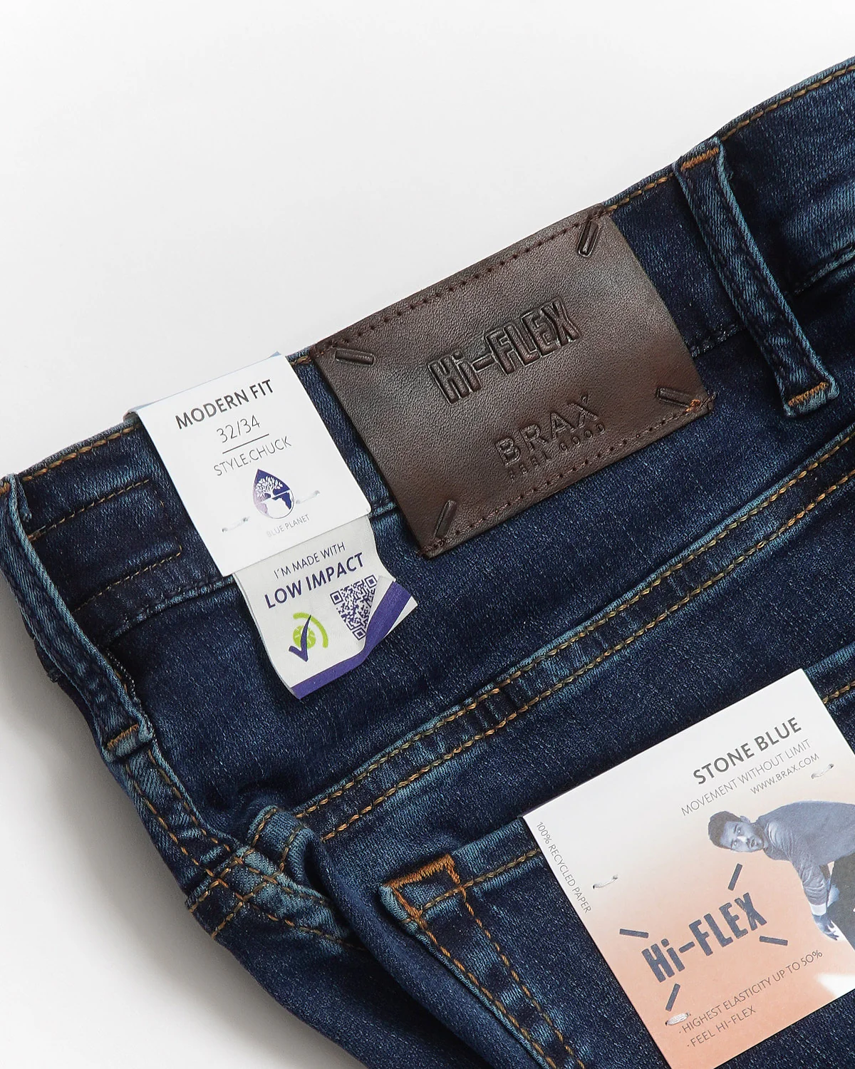 Chuck Hi-Flex Stone Blue Used Jean - Image 9