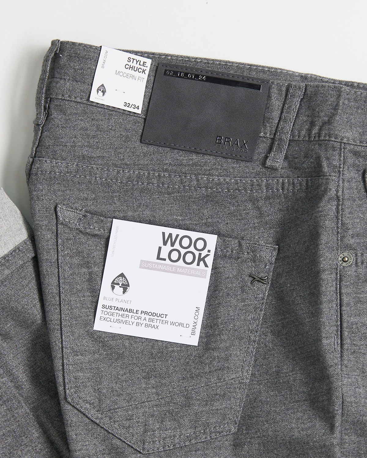 Chuck Woo.Look Easy Care 5 Pocket Pants - Image 5
