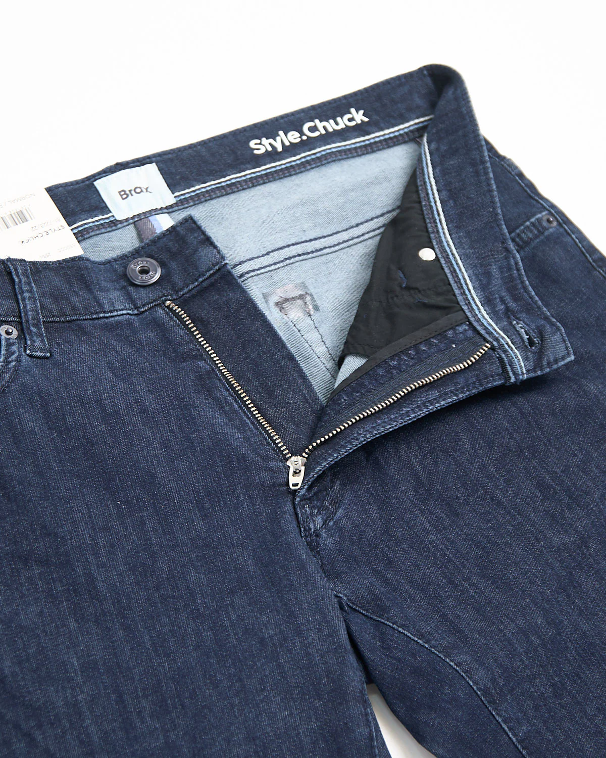 Dark Blue Chuck Hi-Flex Light Rinsed Denim Jeans - Image 3