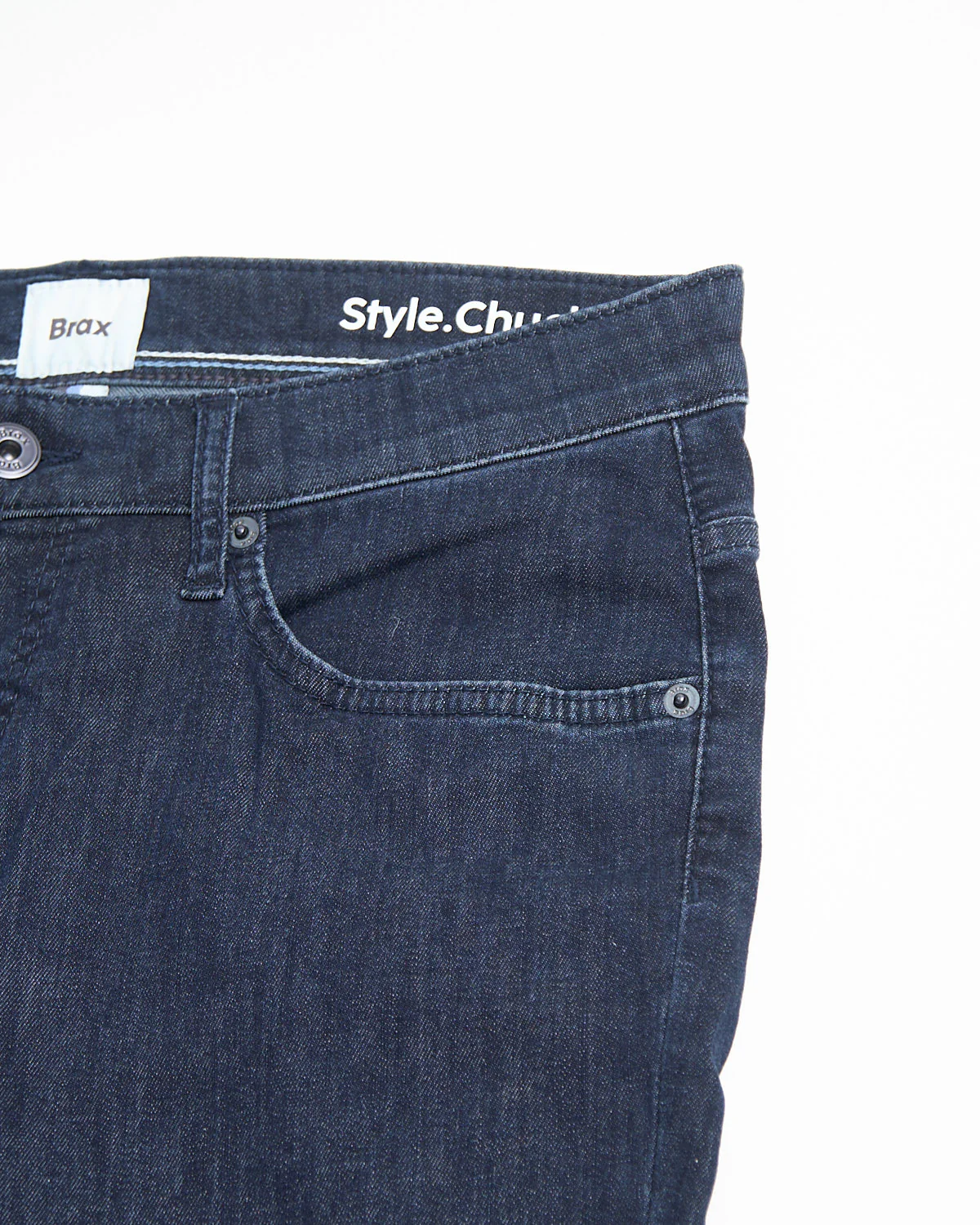 Dark Blue Chuck Hi-Flex Light Rinsed Denim Jeans - Image 6