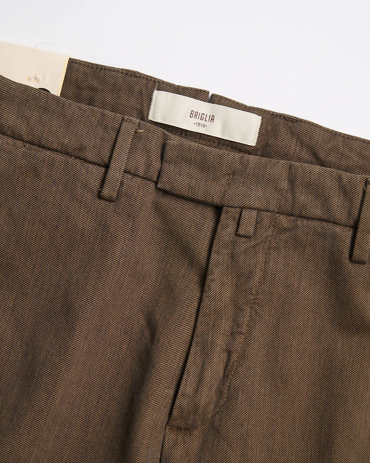 Slim Fit Stretch Cotton Twill 'Every Day' Smart Casual Pants - Image 6