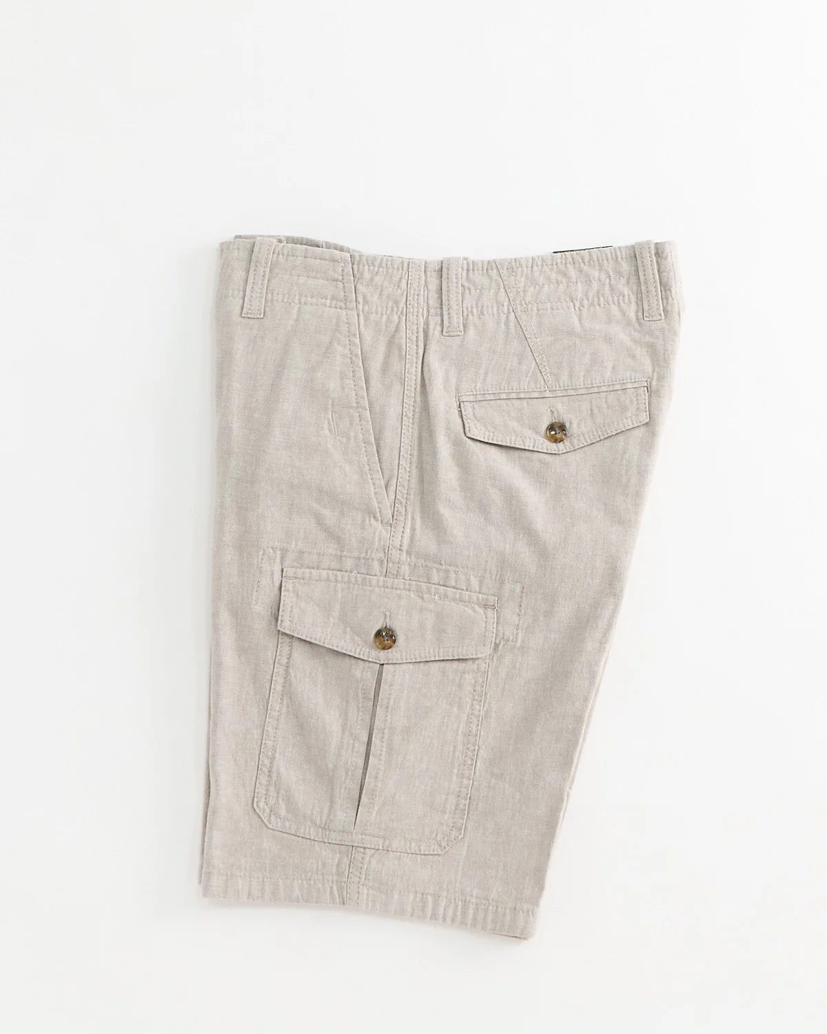 Casual Linen Cargo Shorts - Image 7