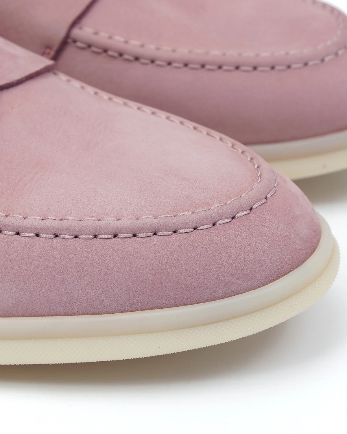 Pink Morbidone Leather Loafers - Image 9