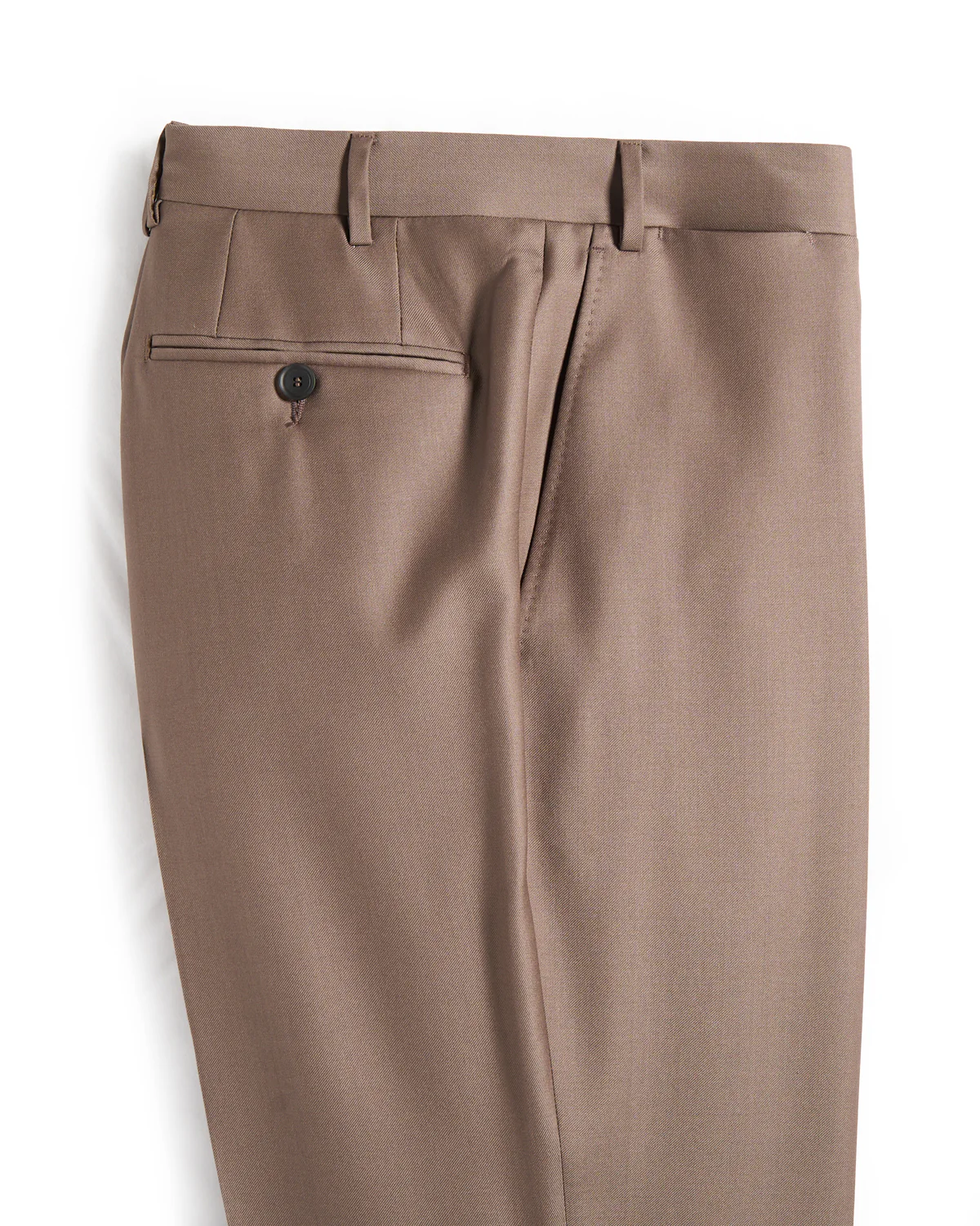 Super 130's Wool Taupe Suit - Image 12