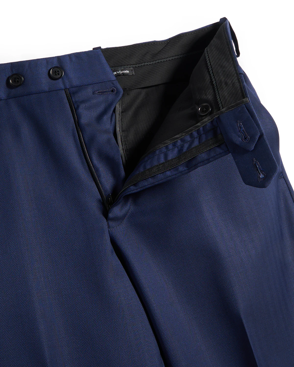 Angelico Platinum140'stonal Herringbone Suit - Image 10
