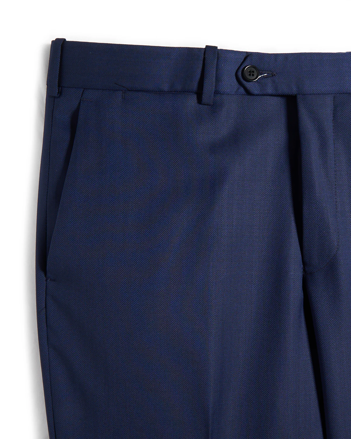 Angelico Platinum140'stonal Herringbone Suit - Image 13