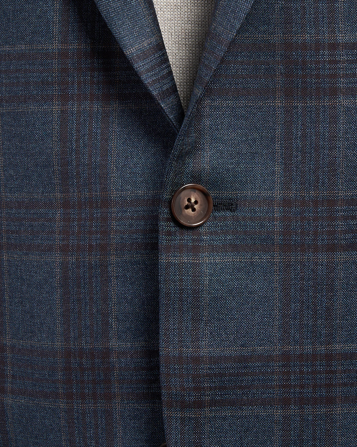Super 130's Wool Check 'Gibson' Fit Sport Jacket - Image 6