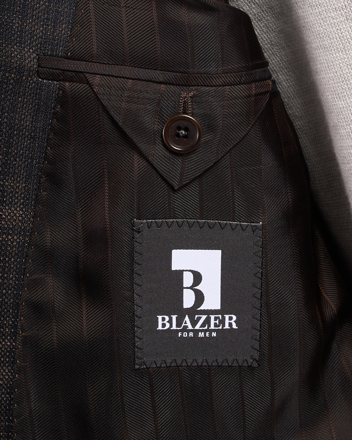 Super 130's Wool Check 'Gibson' Fit Sport Jacket - Image 6