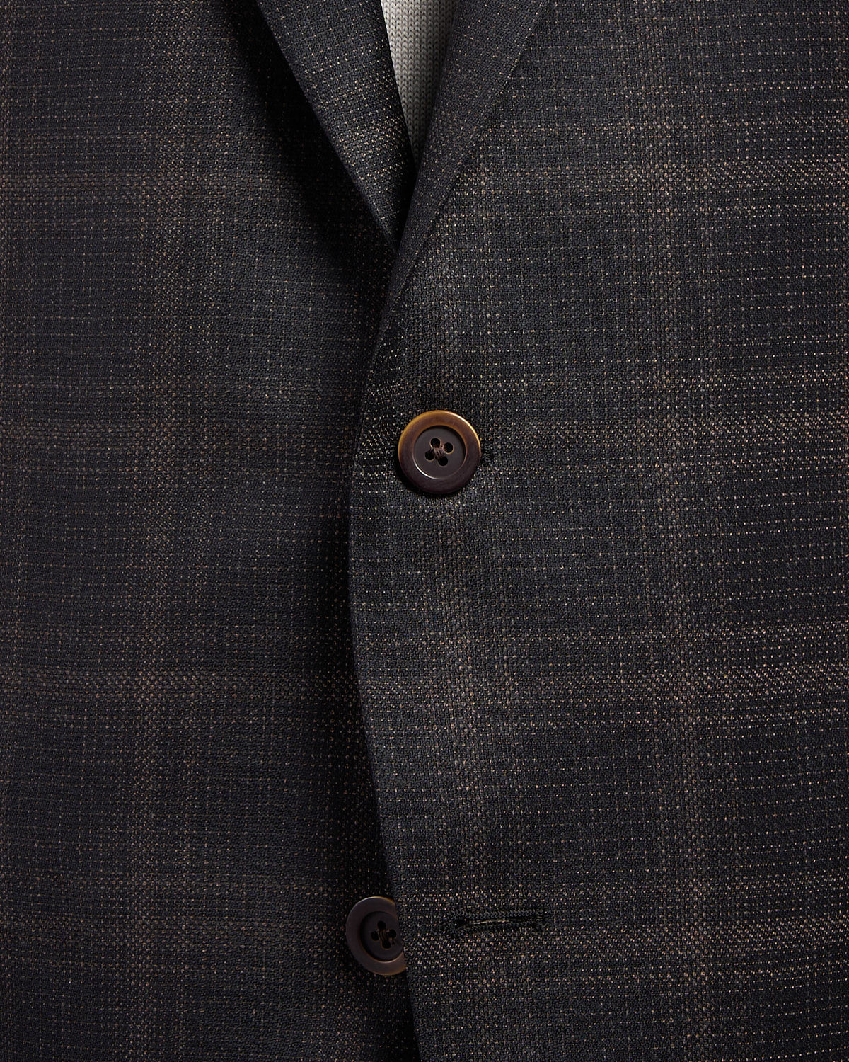 Super 130's Wool Check 'Gibson' Fit Sport Jacket - Image 7