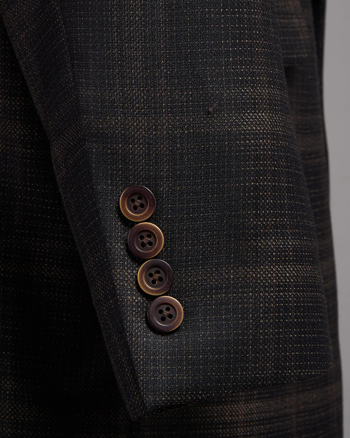 Super 130's Wool Check 'Gibson' Fit Sport Jacket - Image 9