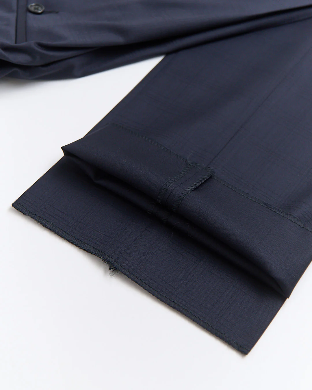 Tone On Tone Jacquard Check Super 110's Stretch 'Gibson' Regular Fit Suit - Image 14