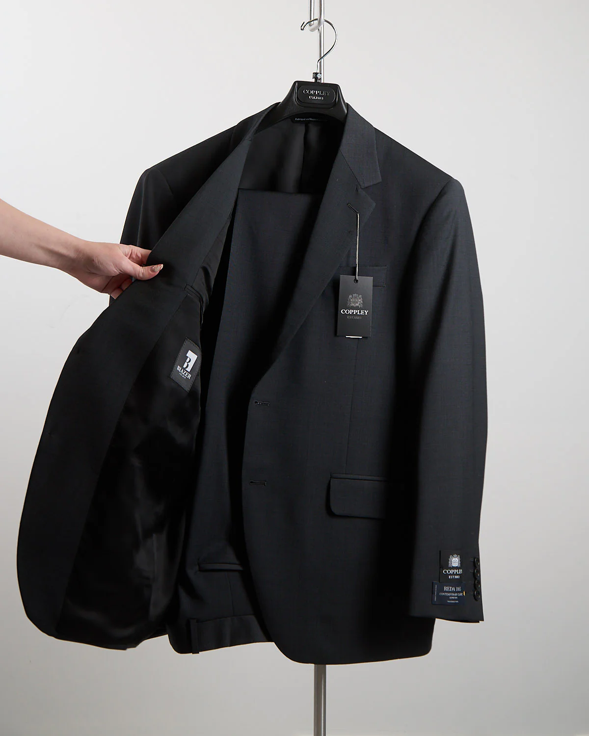 Ultralight 100% Wool Birdseye Grey Suit - Image 2