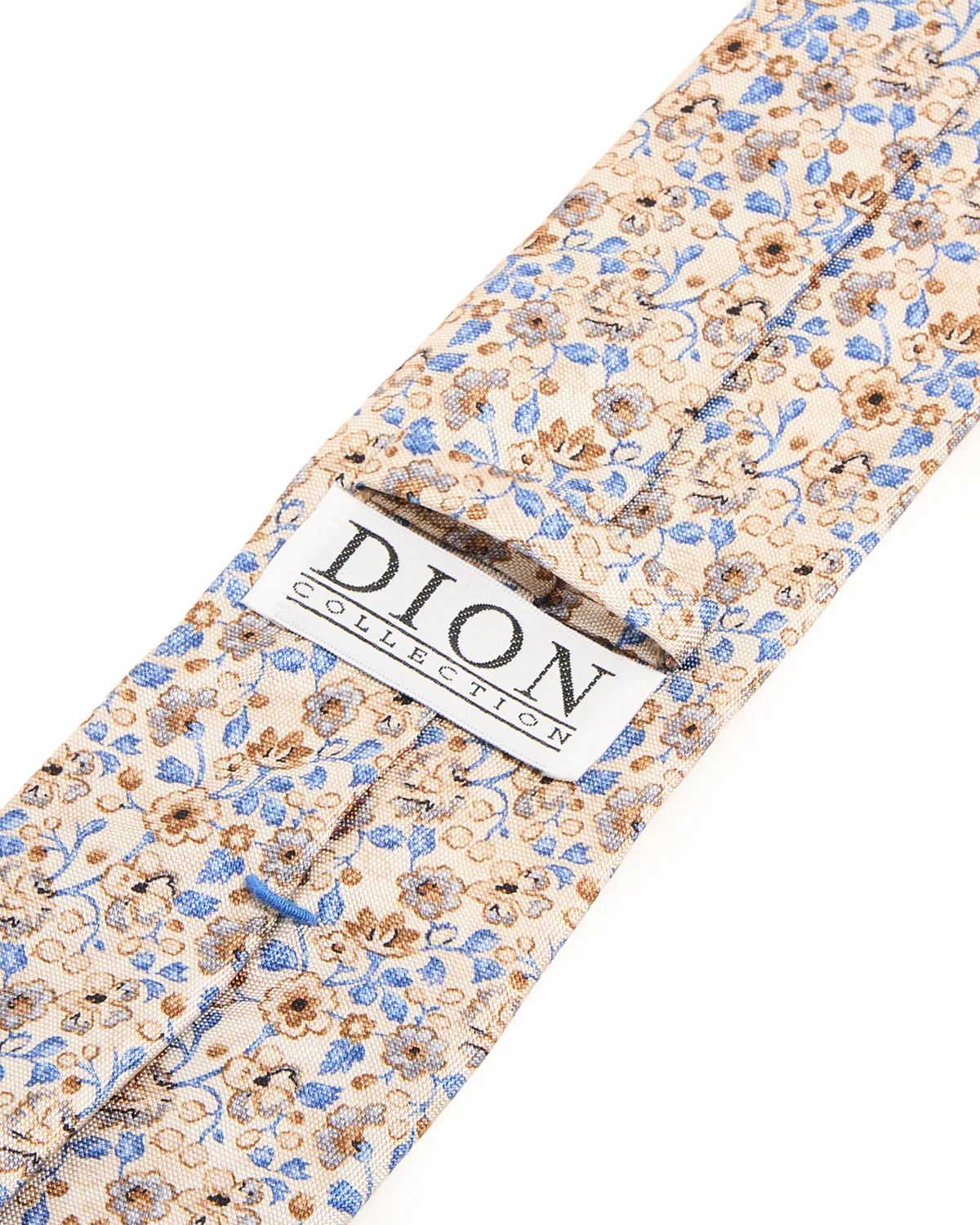 Sand Floral Silk Tie - Image 3