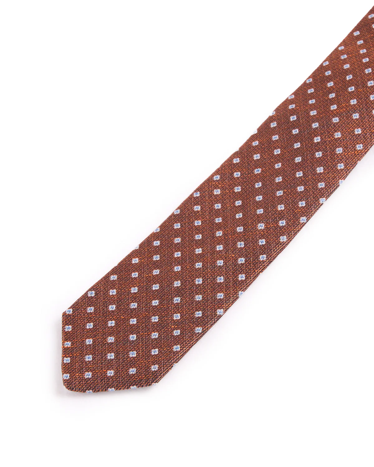 Silk/Linen Melange Sqare Medallion Tie - Image 2