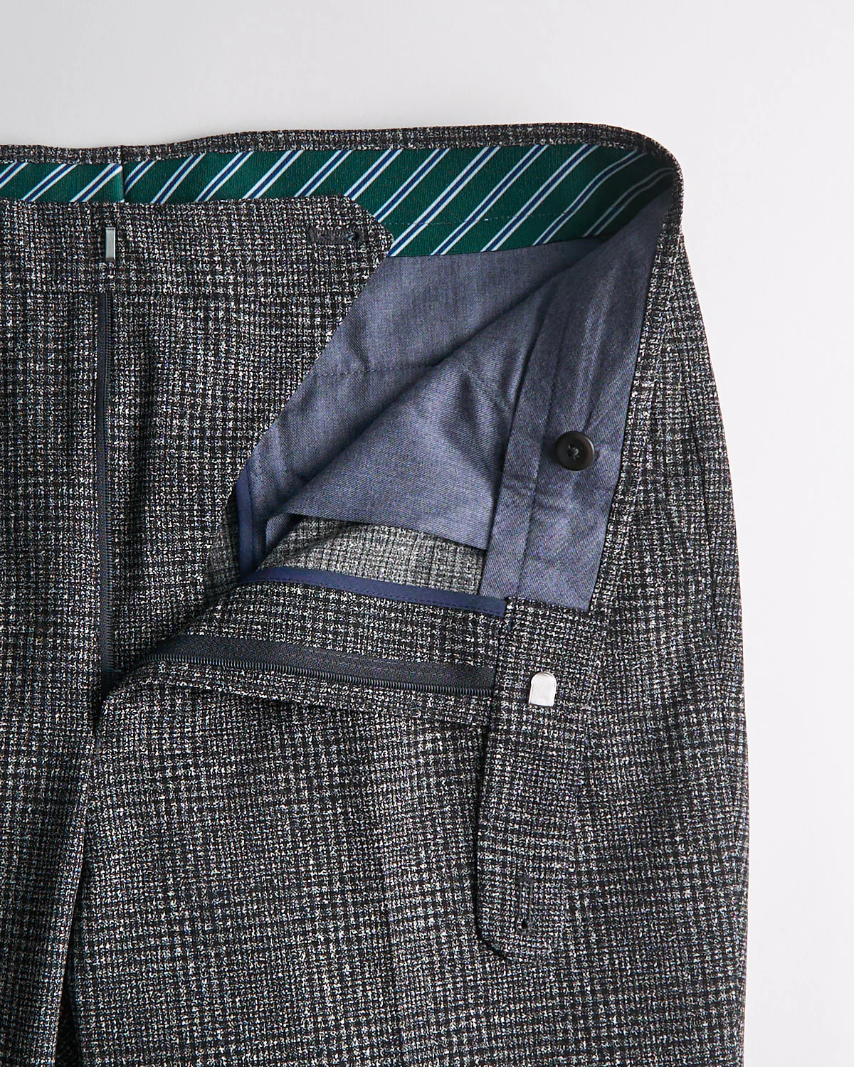 Cool Dots Printed Glen Check Ultralight Tech Trousers - Image 3