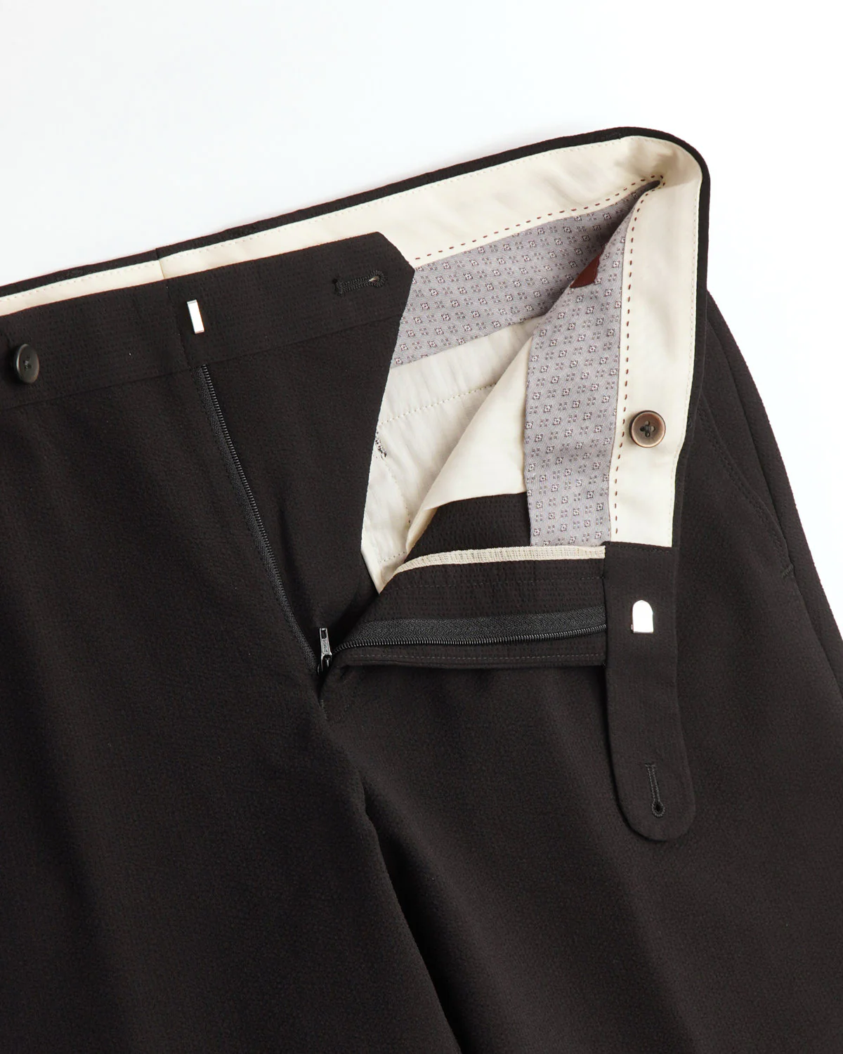 Lightweight Solid Seersucker Pants - Image 4