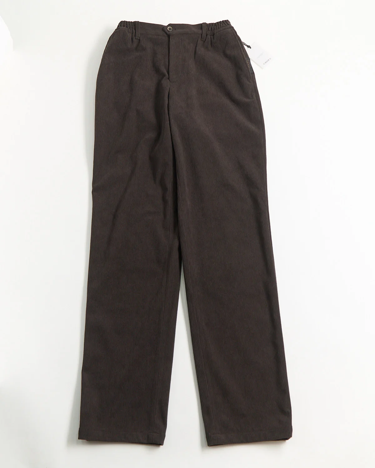 Wide Fit Technical Medium Wale Corduroy Casual Pants - Image 6
