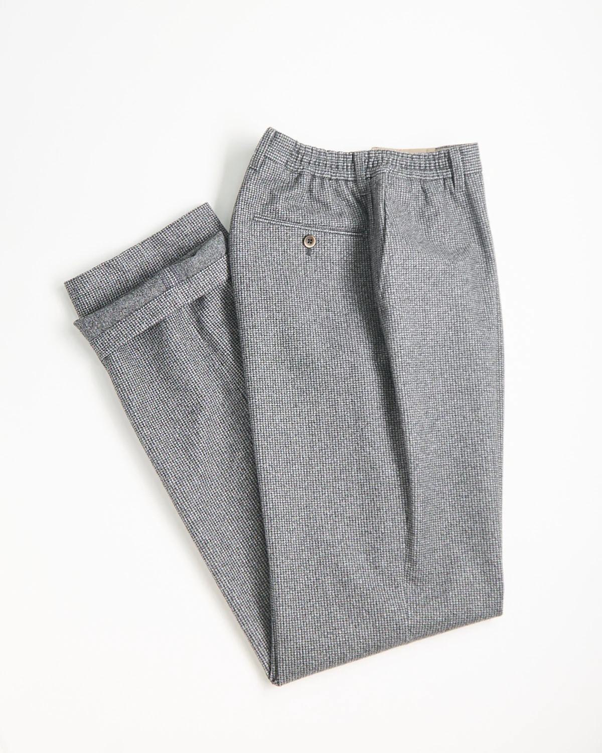 Wide Fit Ultra Soft Plush Tech Tweed Casual Pants - Image 11