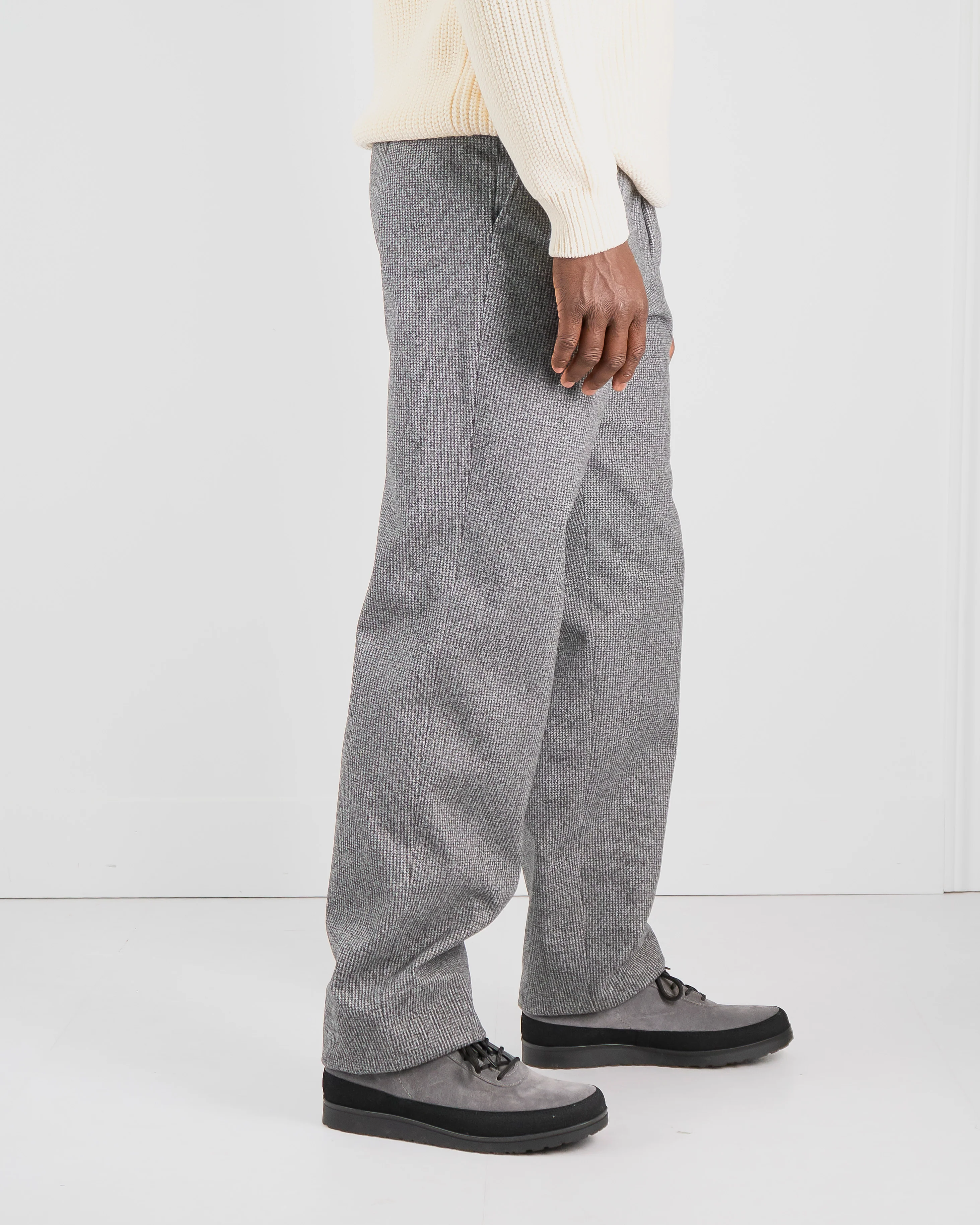 Wide Fit Ultra Soft Plush Tech Tweed Casual Pants - Image 3