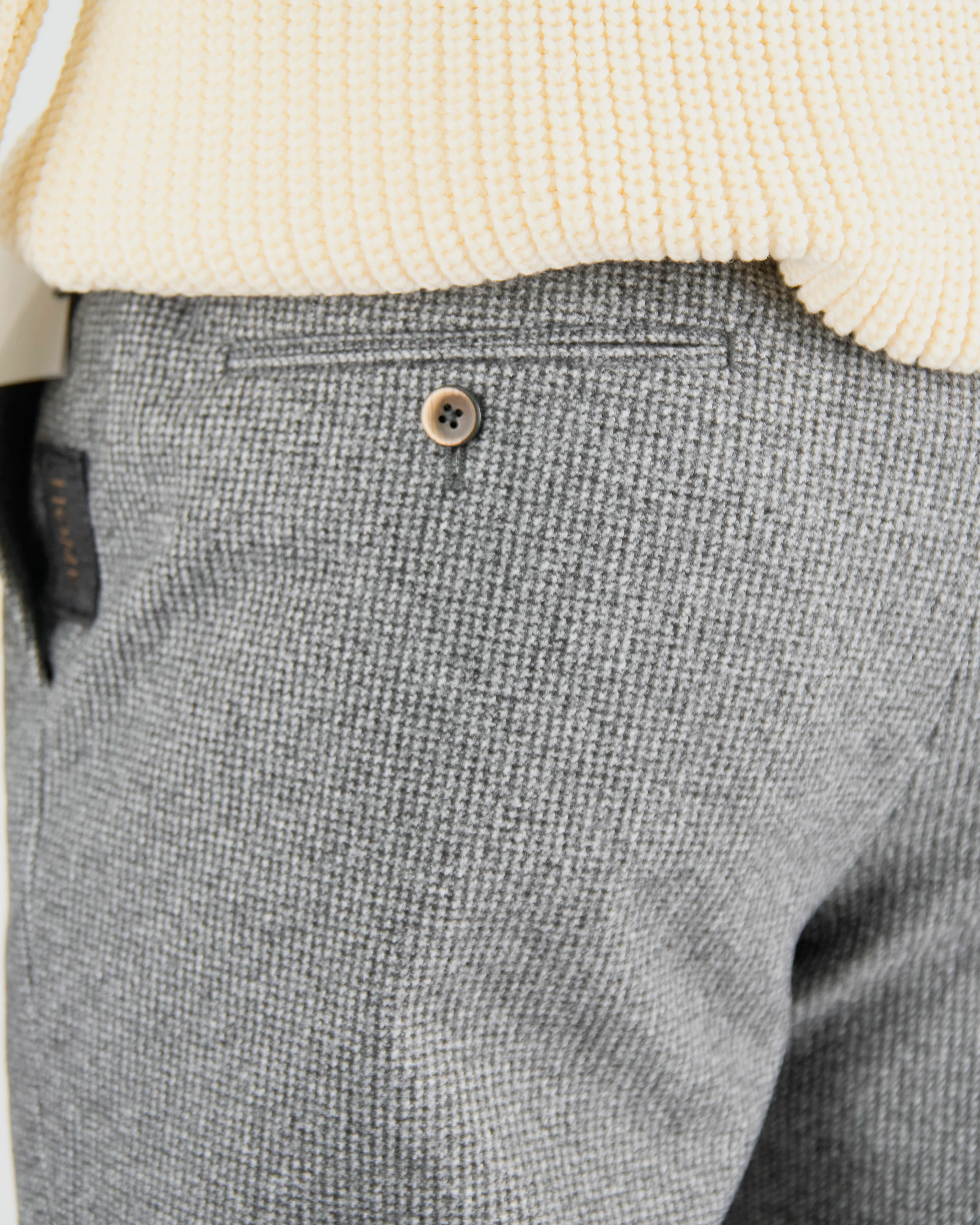 Wide Fit Ultra Soft Plush Tech Tweed Casual Pants - Image 5