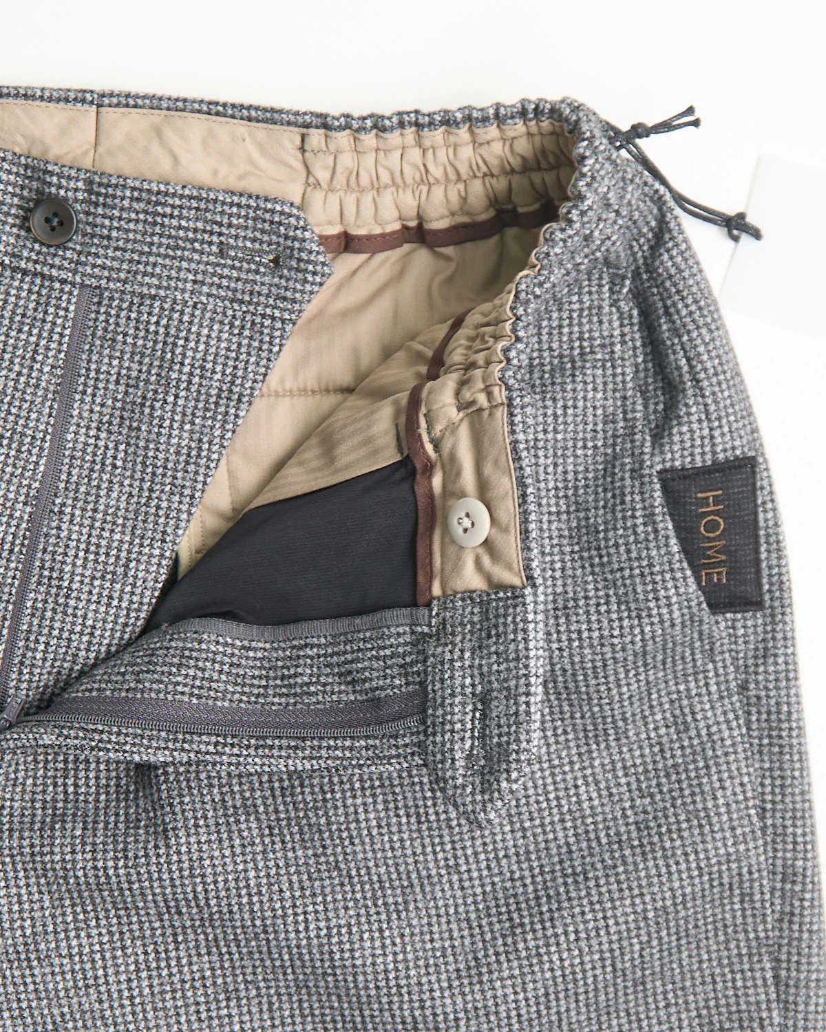 Wide Fit Ultra Soft Plush Tech Tweed Casual Pants - Image 8