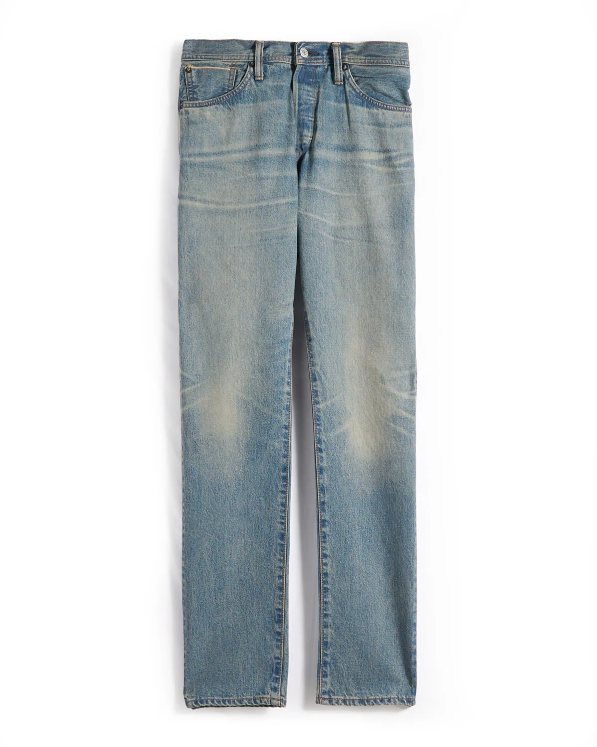 Made In Japan Regular Fit Selvedge Washed 'Kamakura' Denim