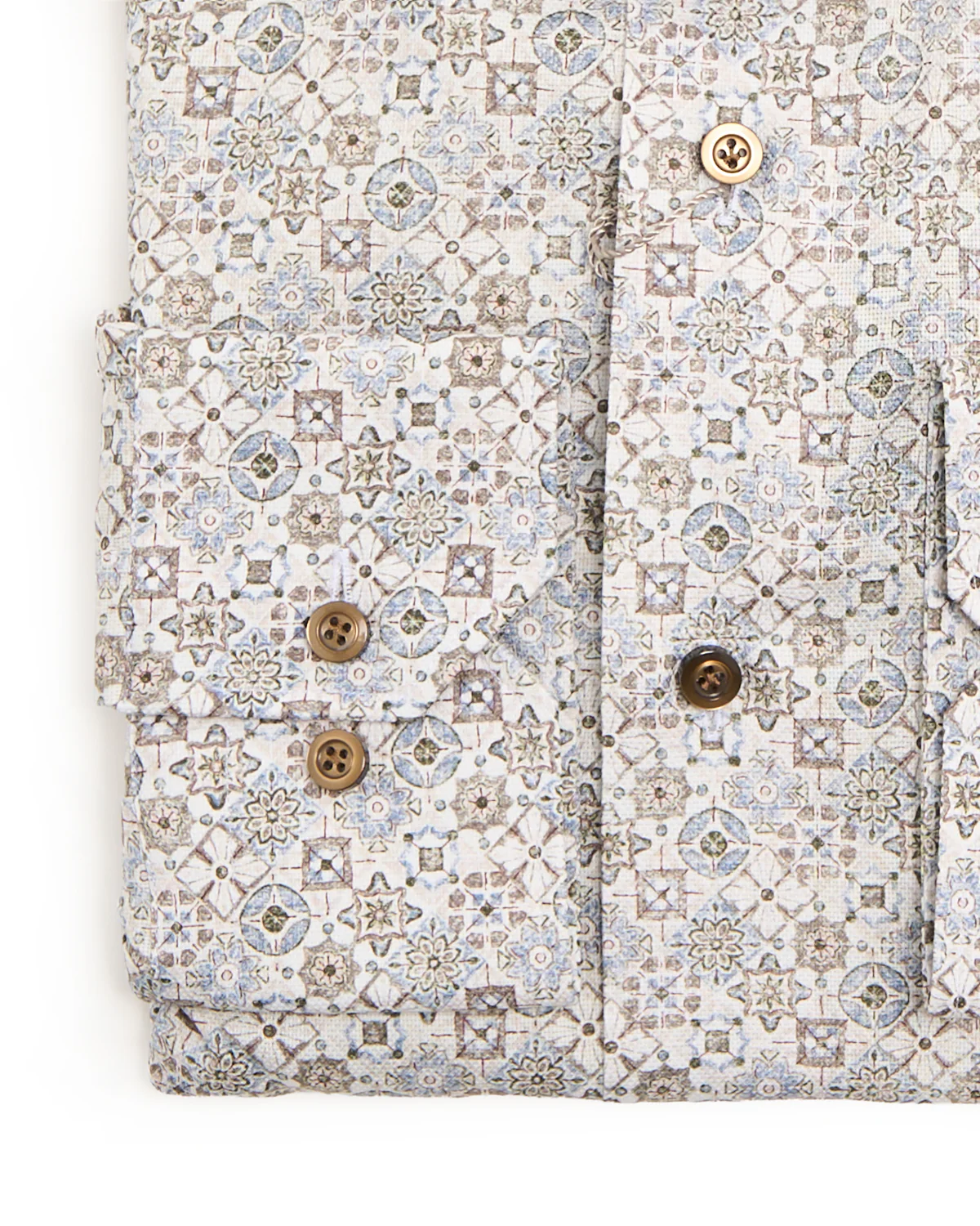 Medallion Print Modern Fit Shirt - Image 3