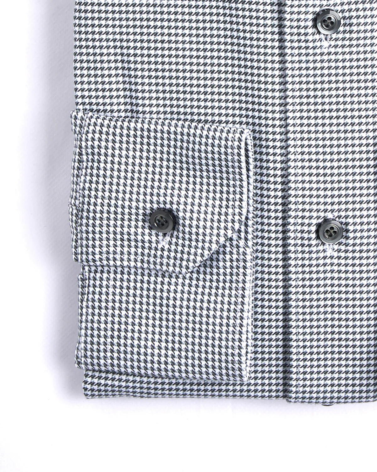 Mini Check Modern 4Flex Knit Shirt With Contrast - Image 3