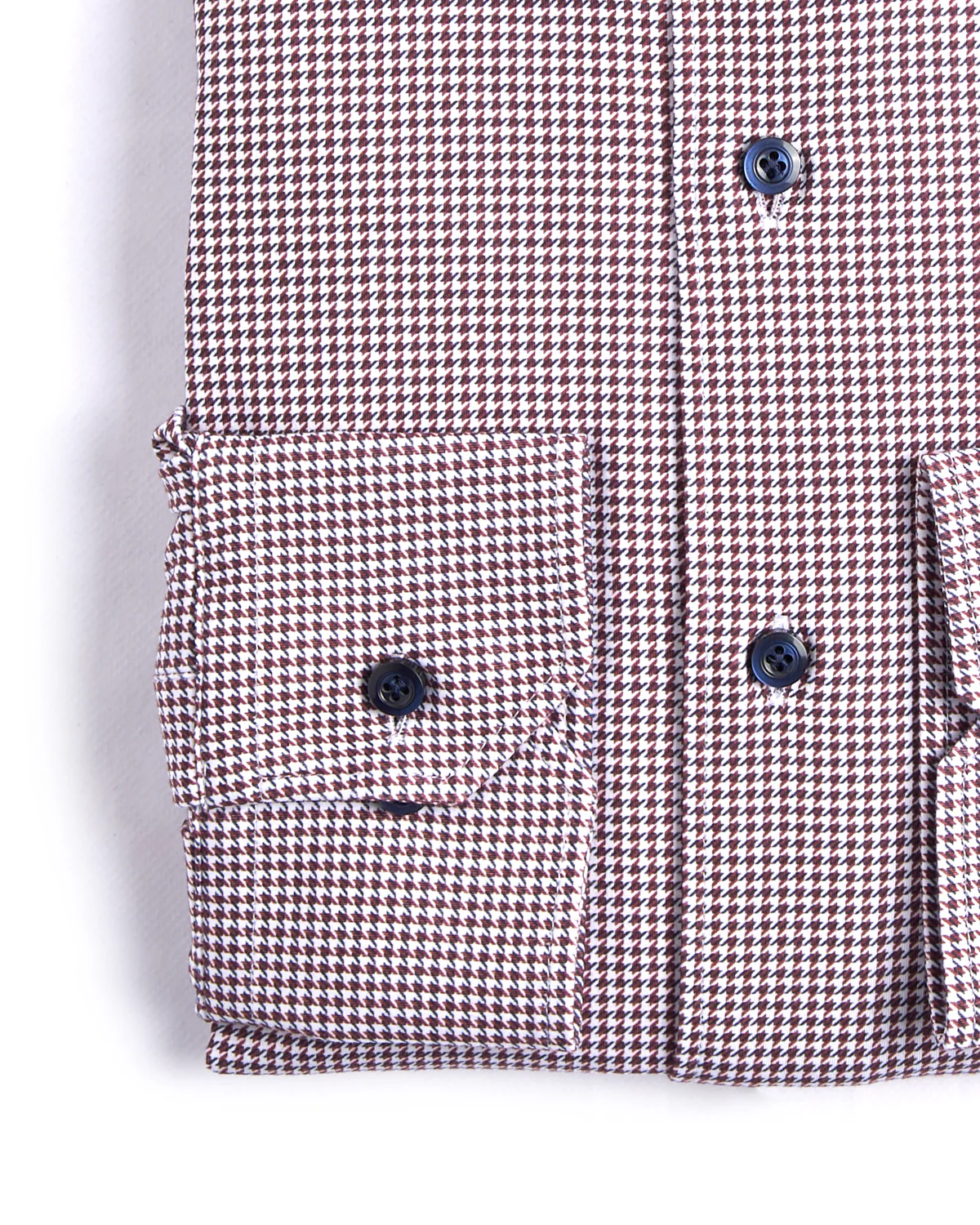 Mini Check Modern 4Flex Knit Shirt With Contrast - Image 3