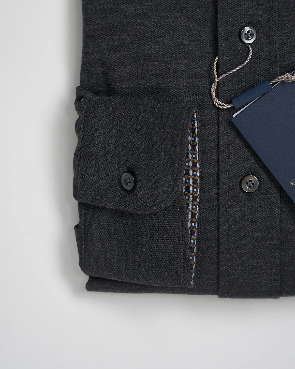 Modern Fit 'Premium Jersey' Heathered Stretch Knit Shirt - Image 4