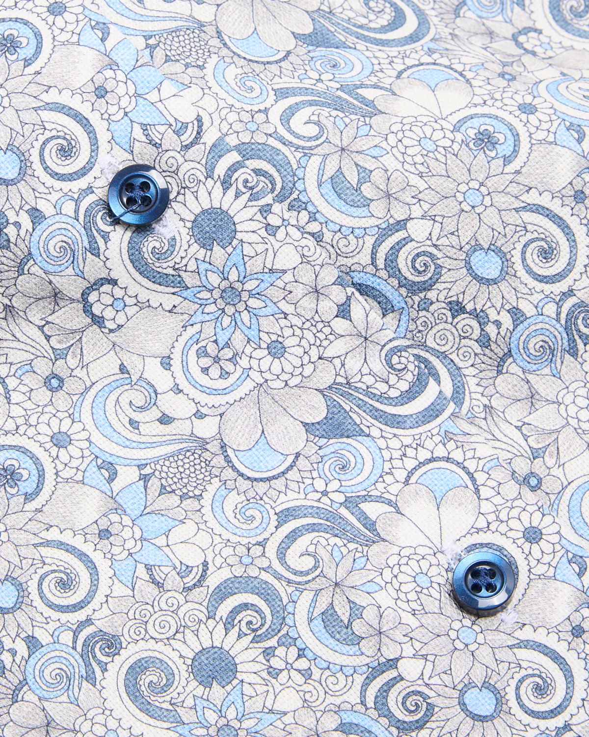 Paisley/Floral Print Modern Fit Shirt - Image 4