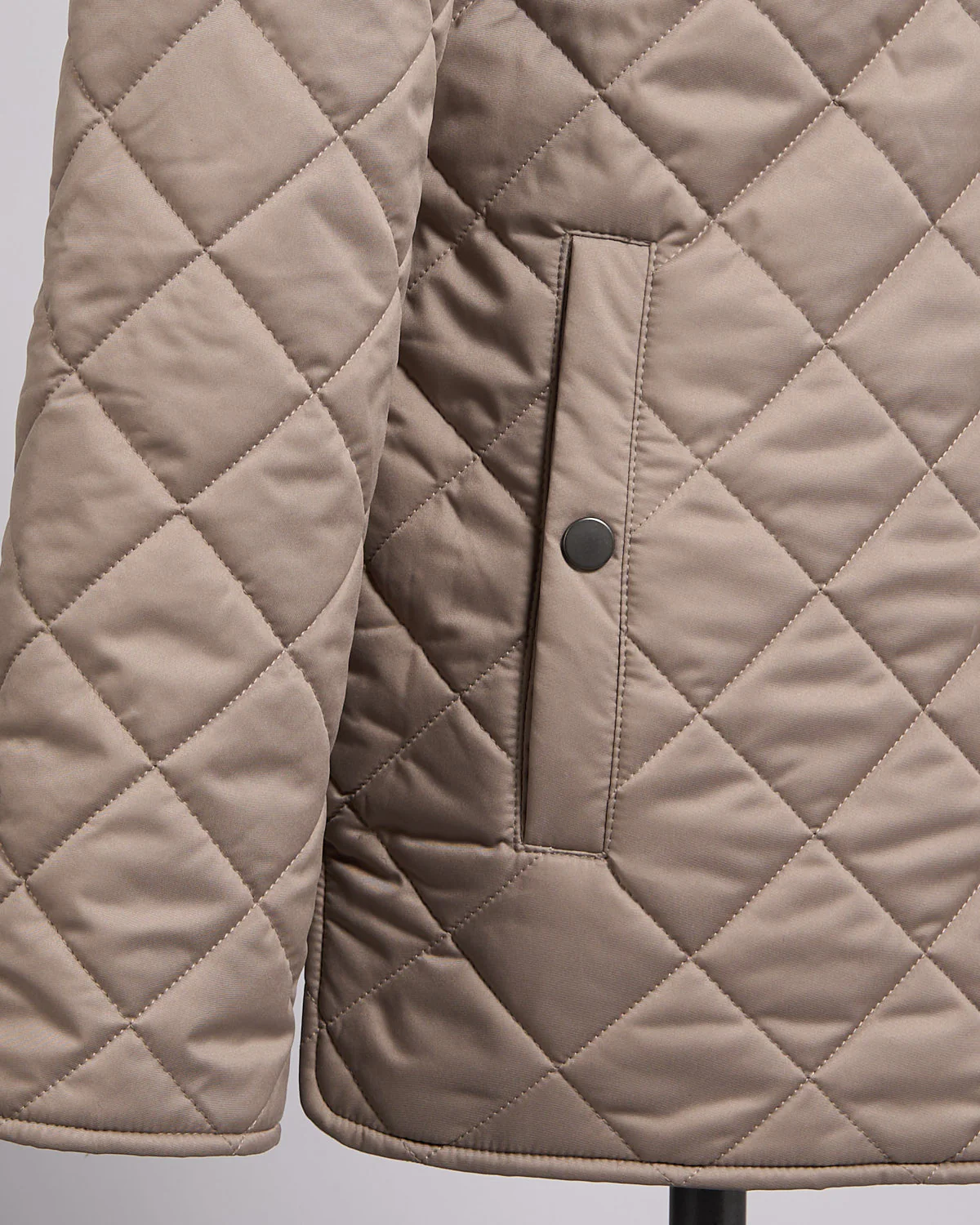 Beige Quilted Shell Jacket - Image 5