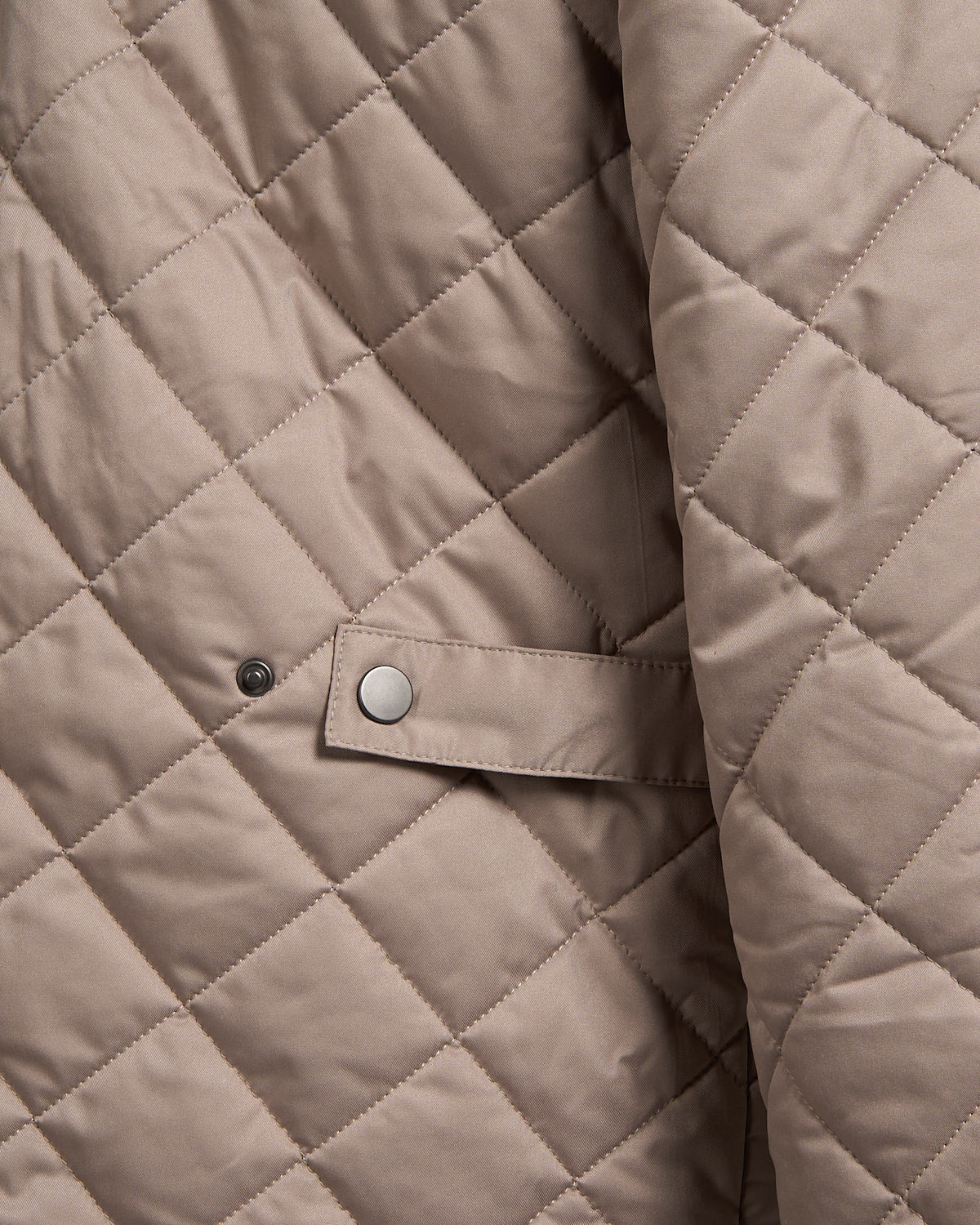 Beige Quilted Shell Jacket - Image 6